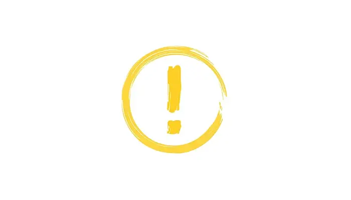 yellow caution icon