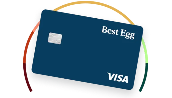 illustration of the best egg visa card