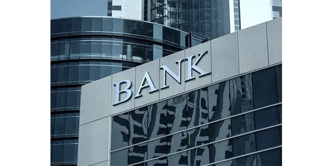 photo of bank signage